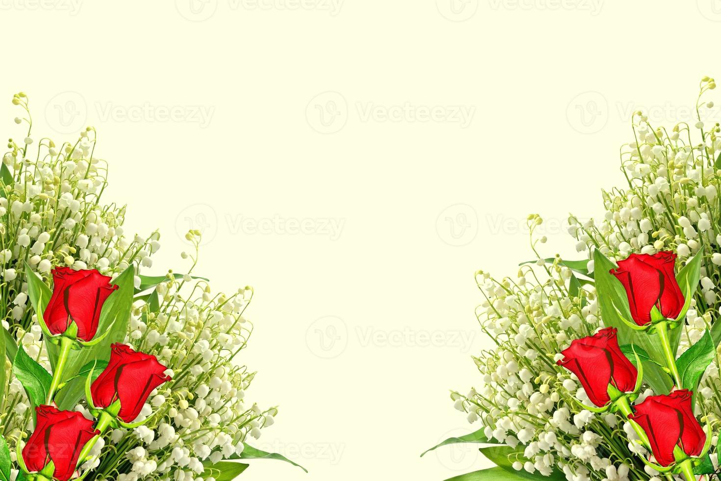 The branch of lilies of the valley flower photo
