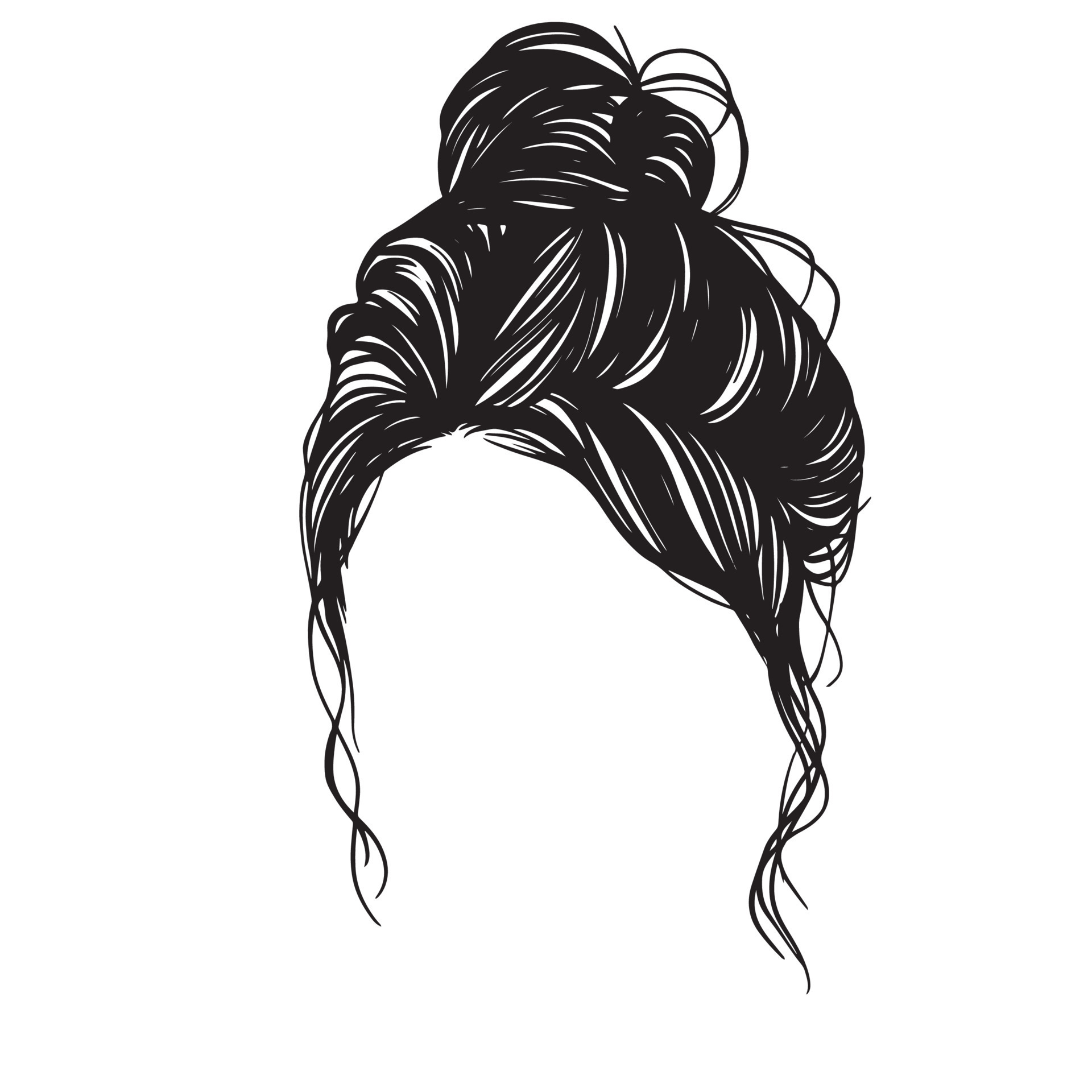 Beauty Woman In Messy Bun, Messy Bun Hair Illustration, Line Art, Silhouette, For T-Shirt Design, Mug, Tote Bag, Etc. 9852512 Vector Art at Vecteezy Beauty Woman In Messy Bun, Messy Bun Hair Illustration, Line Art, Silhouette, For T-Shirt Design, Mug, Tote Bag, Etc. 9852512 Vector Art at Vecteezy