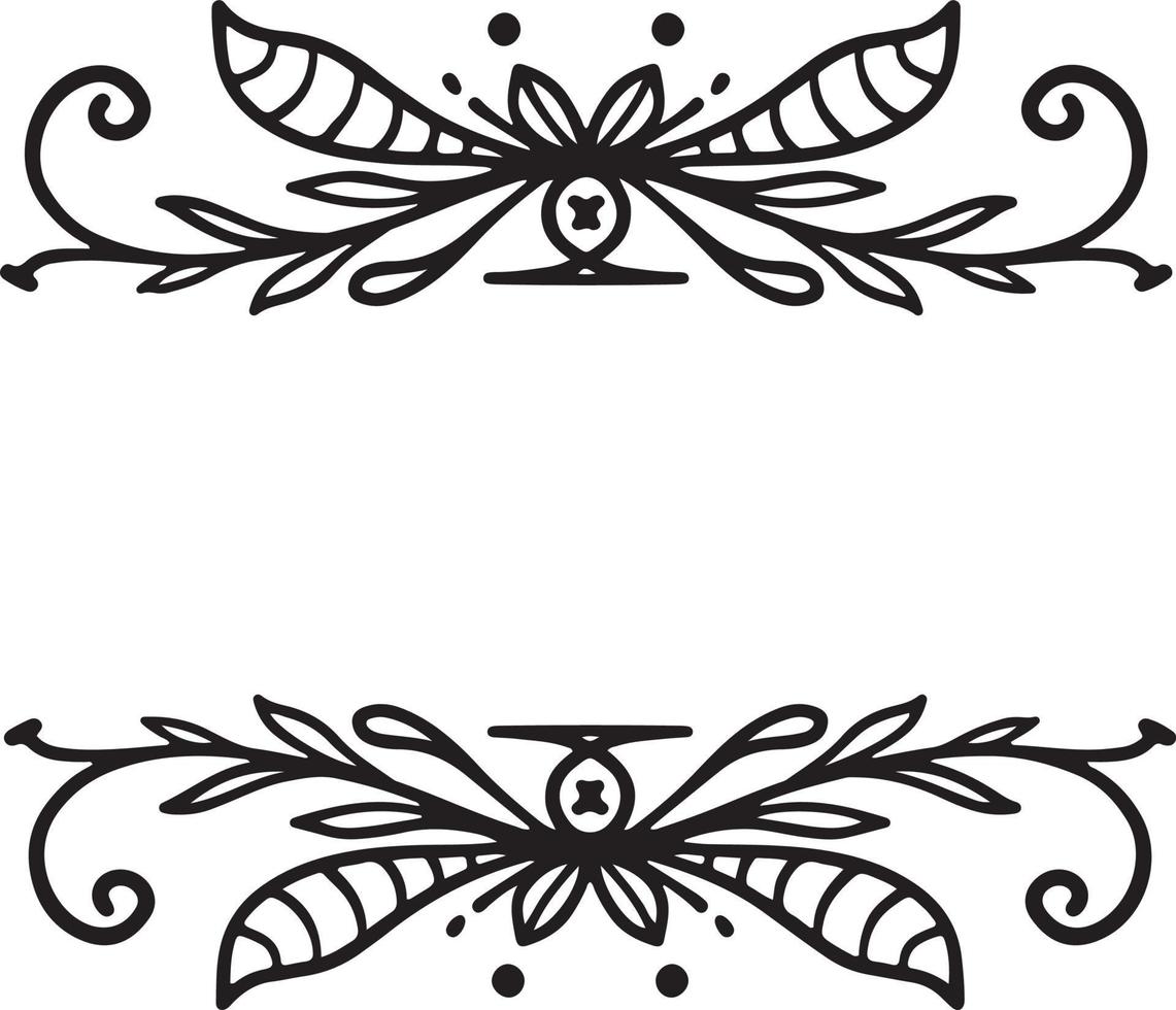 Split Monogram frame Vector Card Invitation Elements Victorian Grunge Calligraphy Wedding Invitations Set Medieval Ornament Borders scroll clipart swirl cut files swirl silhouette flourish borders