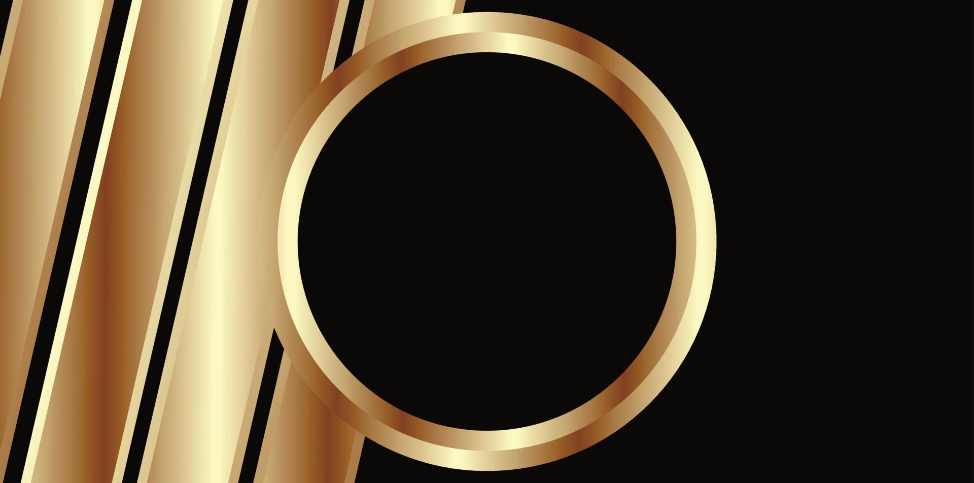 ilustración vectorial de fondo negro y dorado, adecuada para temas lujosos, elegantes y modernos vector