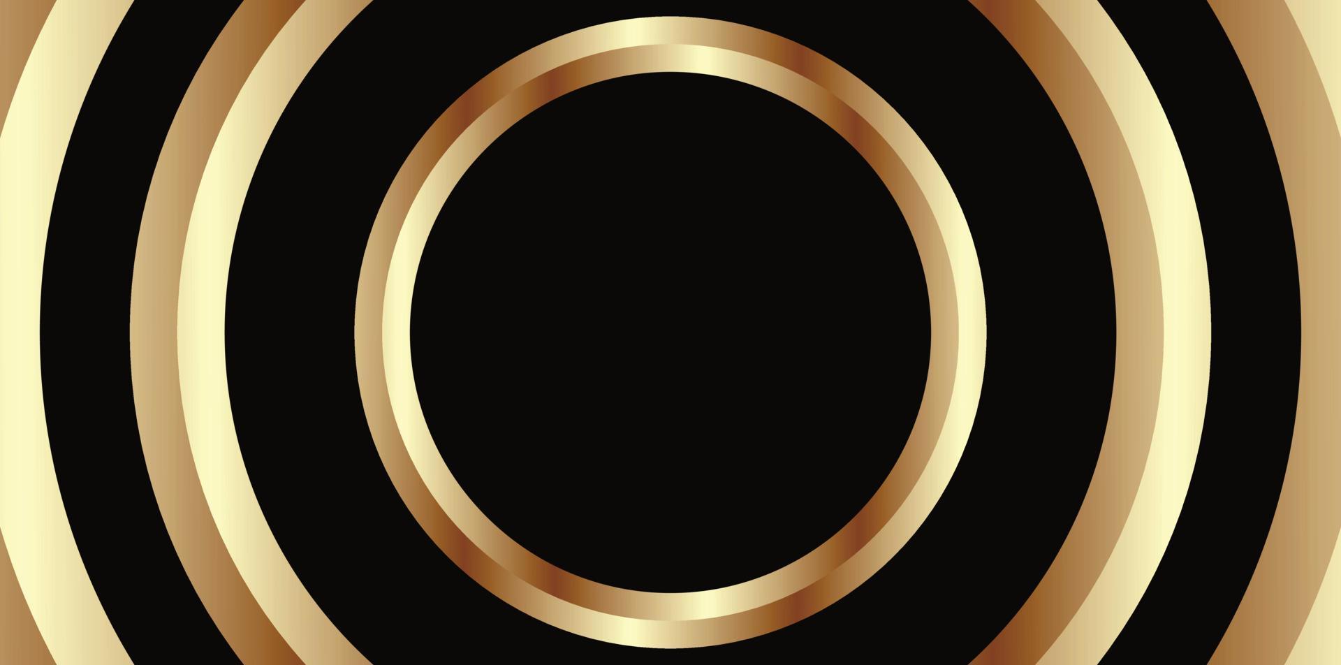 ilustración vectorial de fondo negro y dorado, adecuada para temas lujosos, elegantes y modernos vector