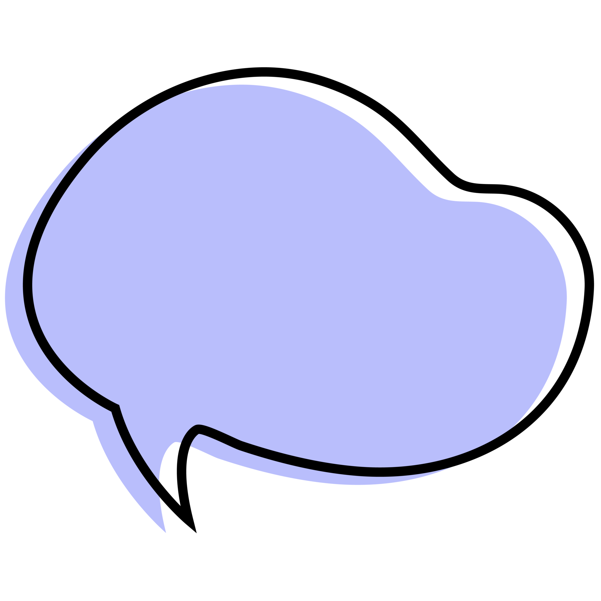 Colorful Speech Bubble Doodle 9853731 PNG