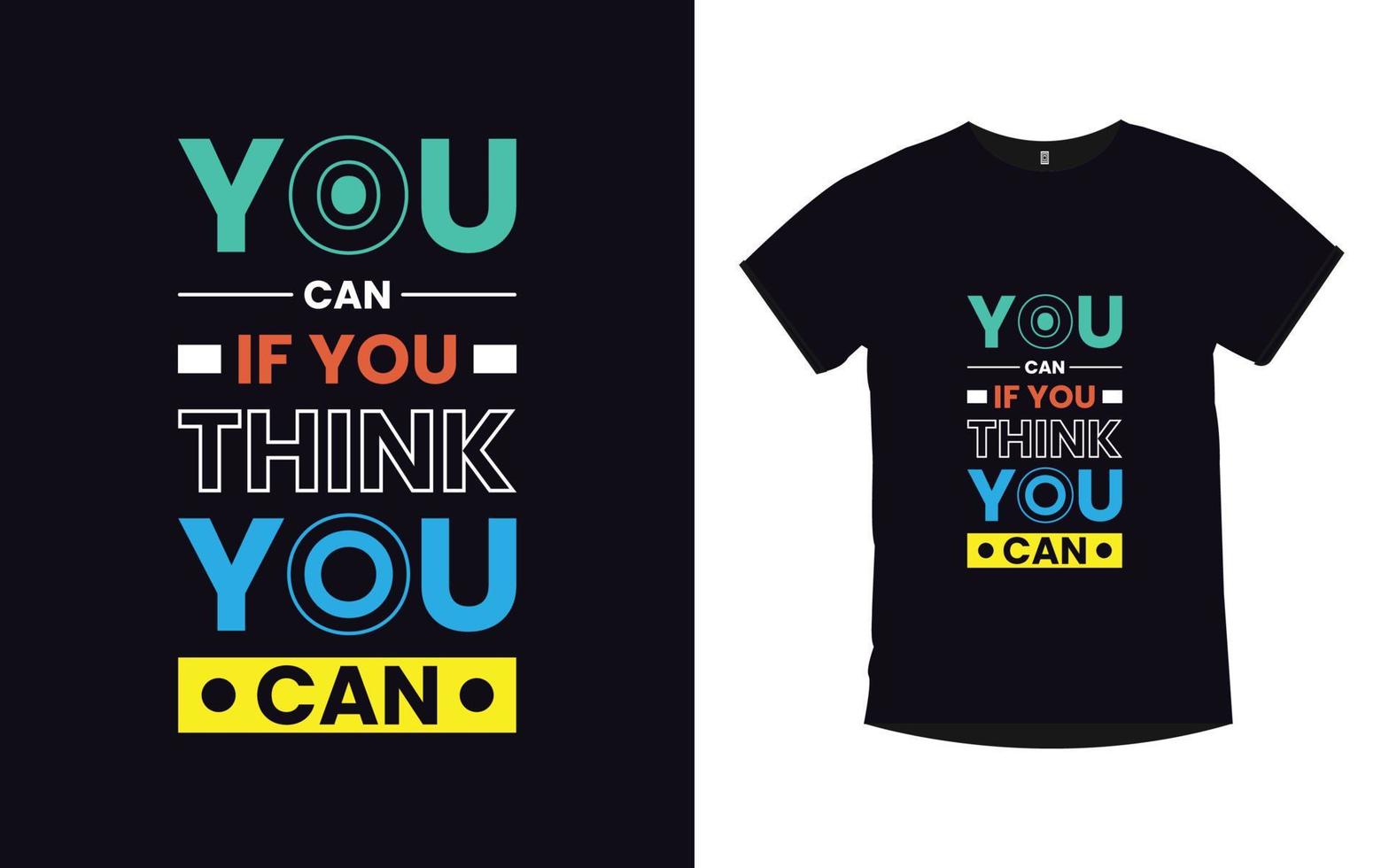 Motivational Quotes lettering geometrical element typography poster and t shirt design vector