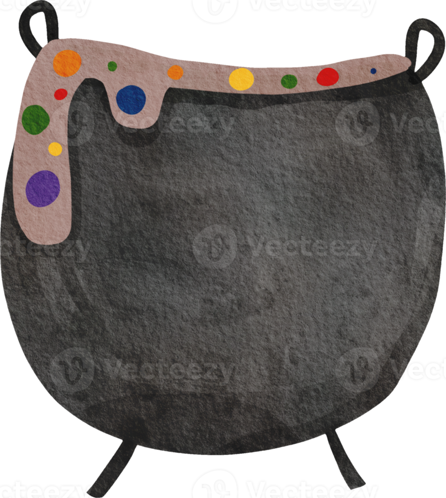 cauldron with witches magic broth png