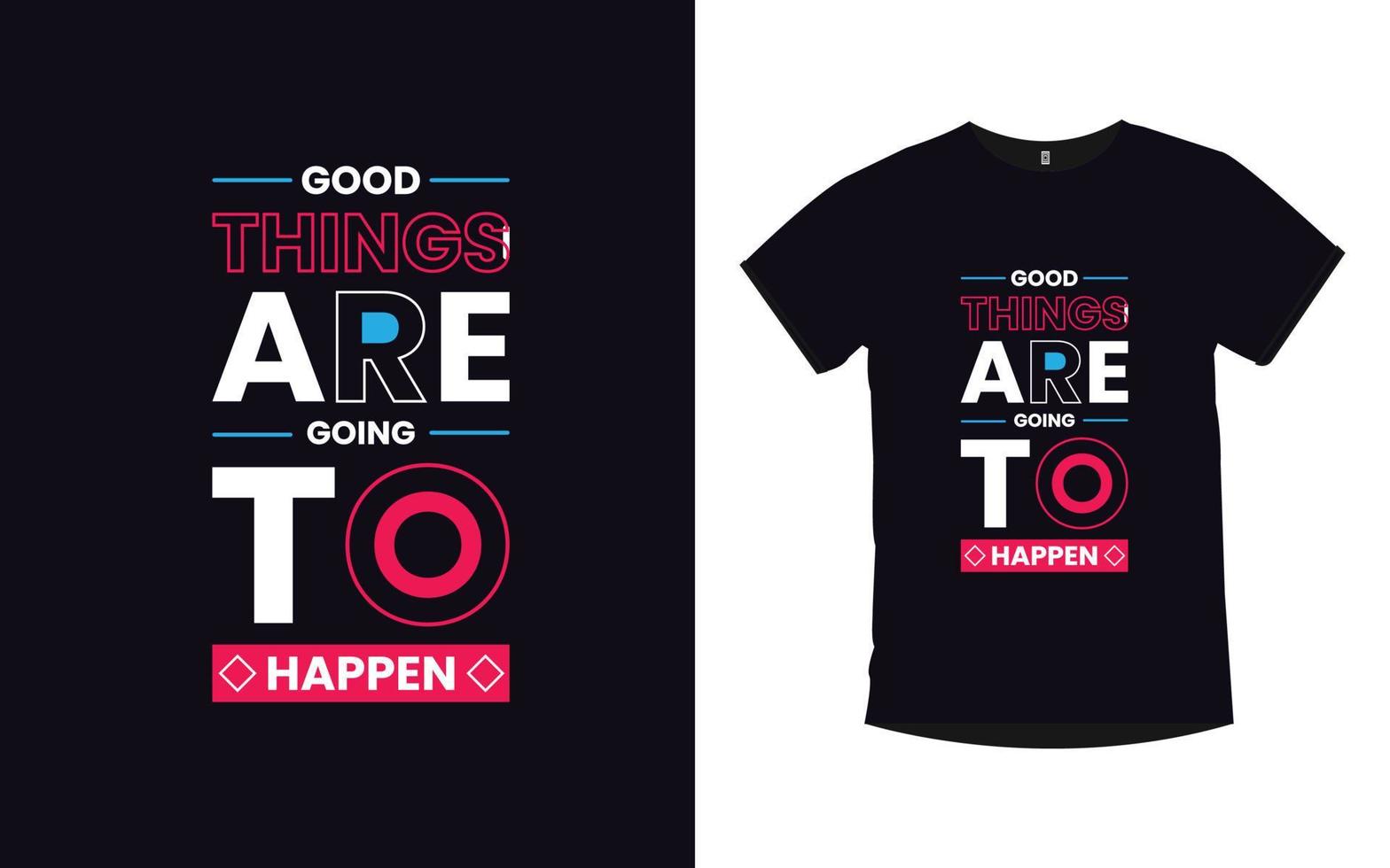 Success quotes geometrical element typography poster and t shirt design vector