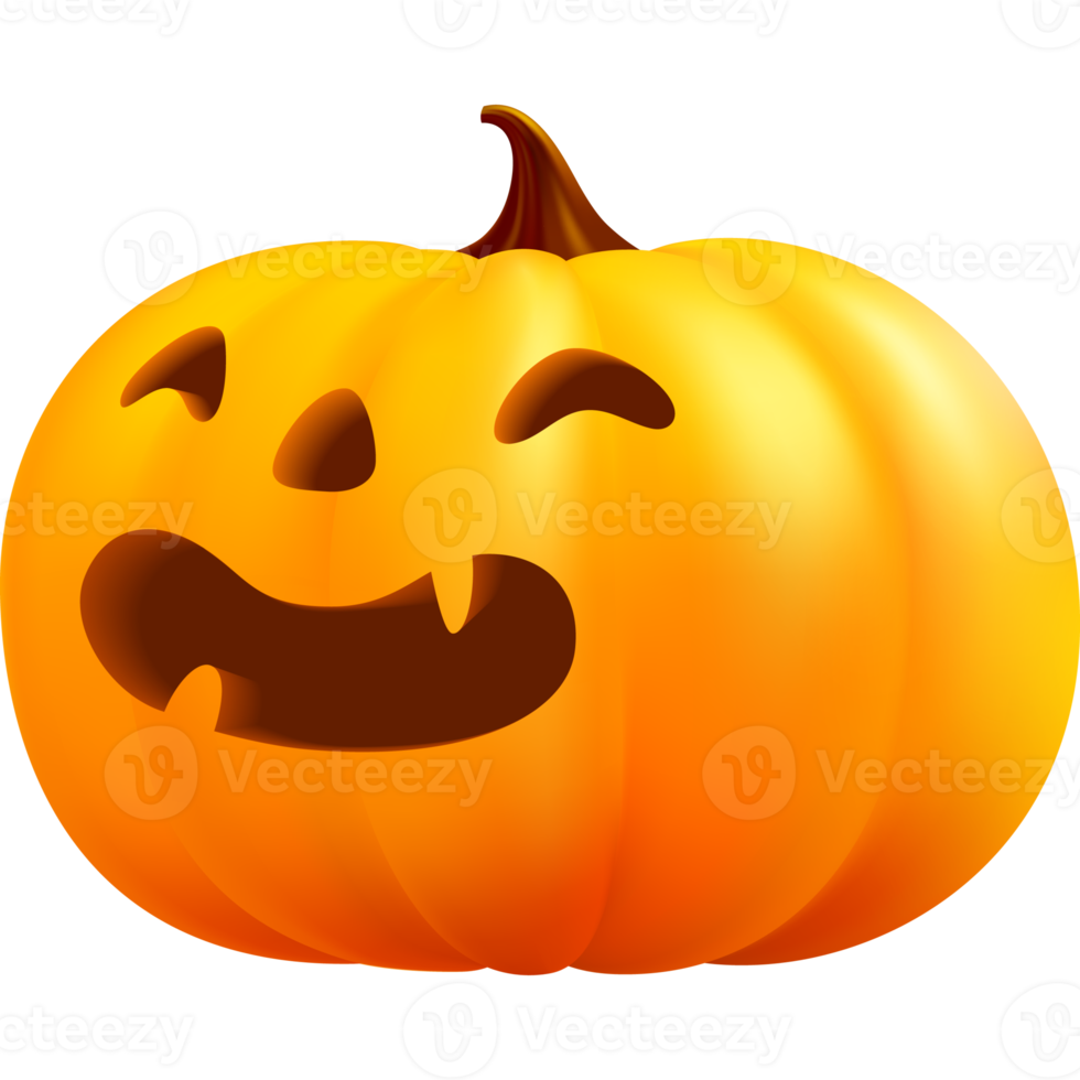 söt halloween pumpa png