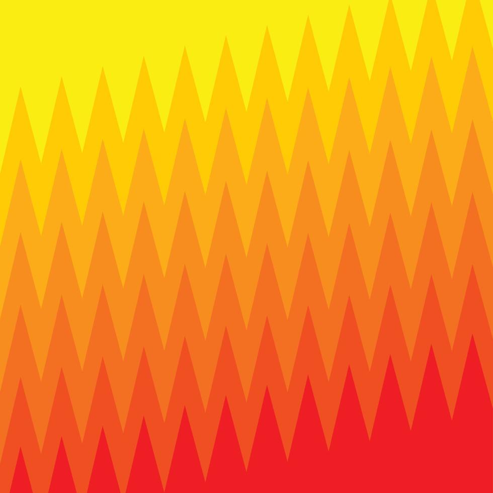 jagged rising heat abstraction vector illustration