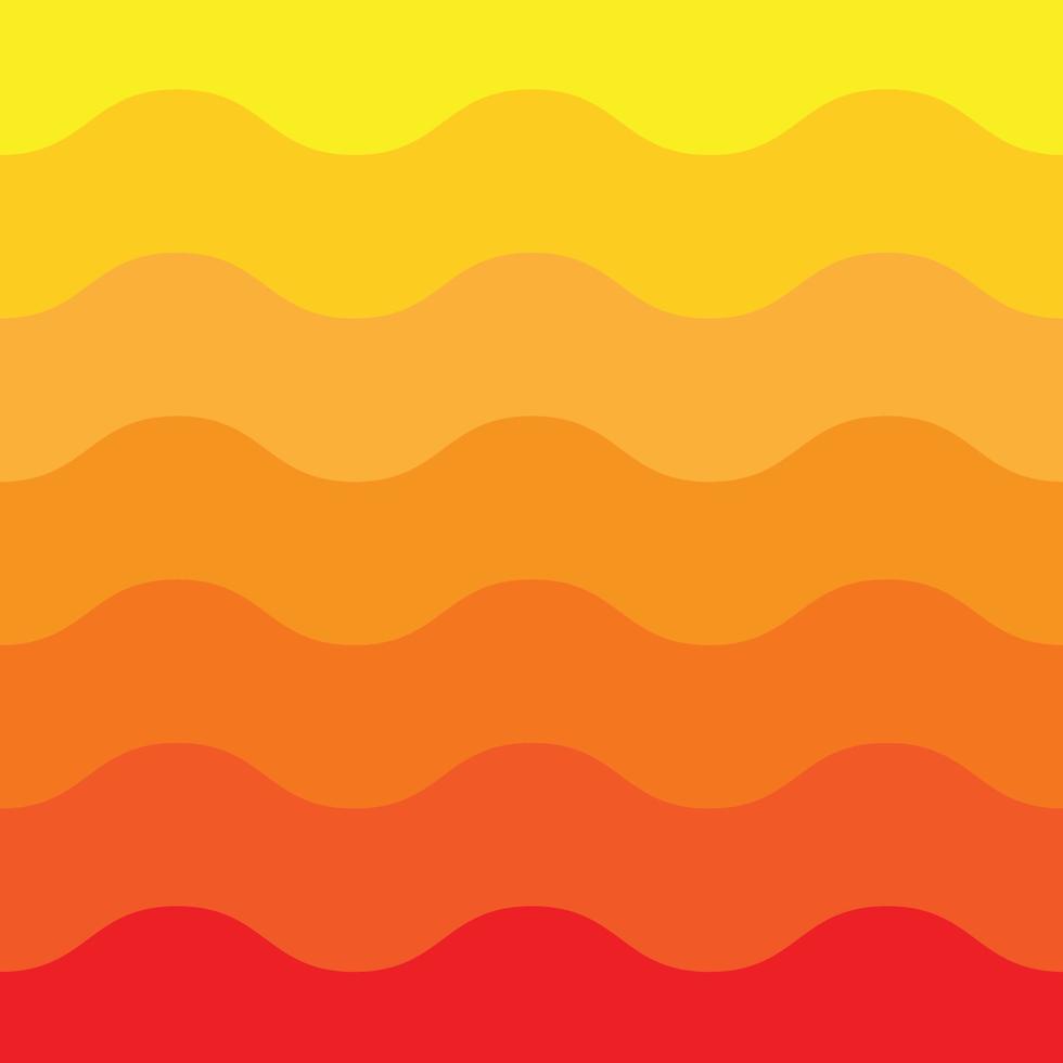 solar heatwave abstraction vector illustration