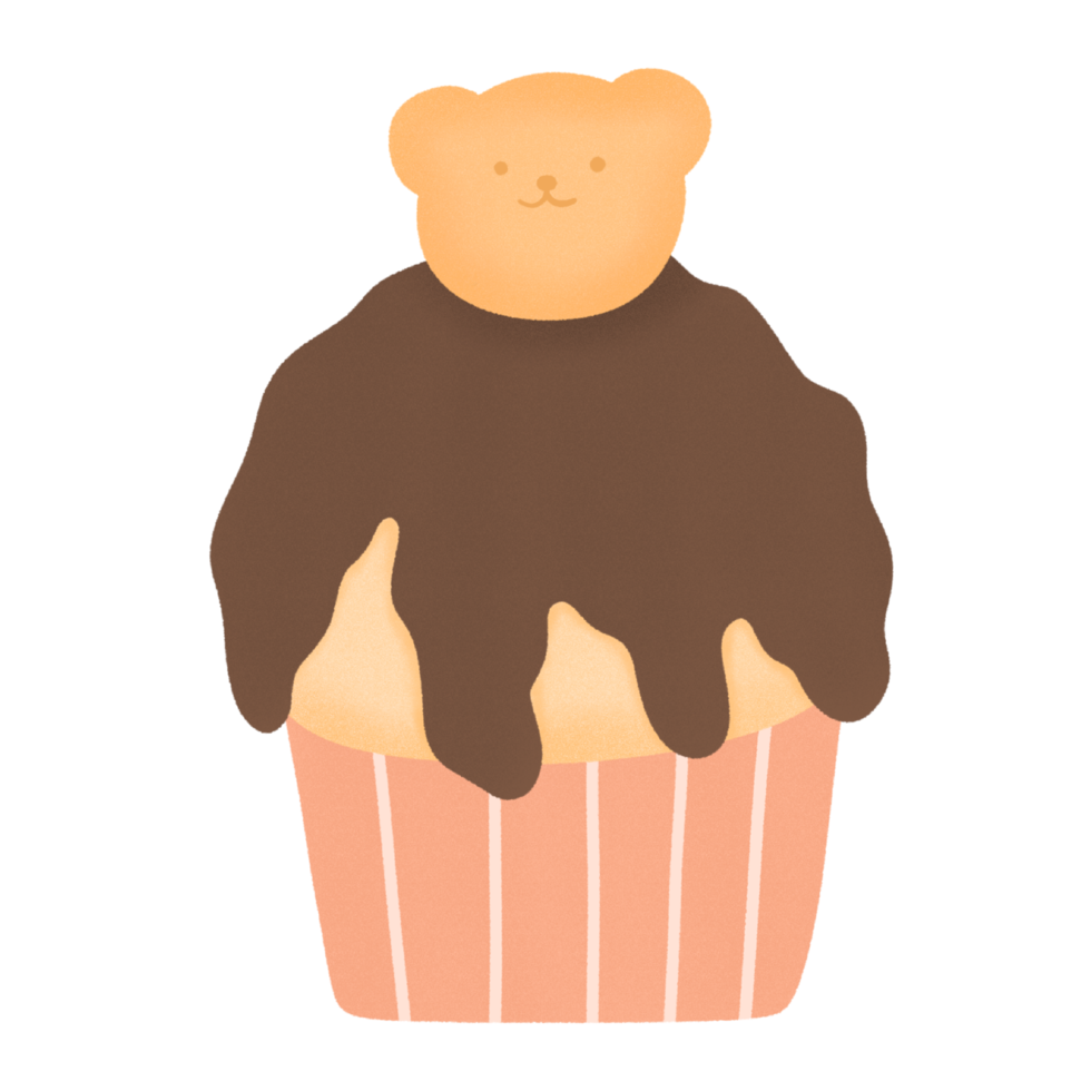 choklad bröd cupcake png