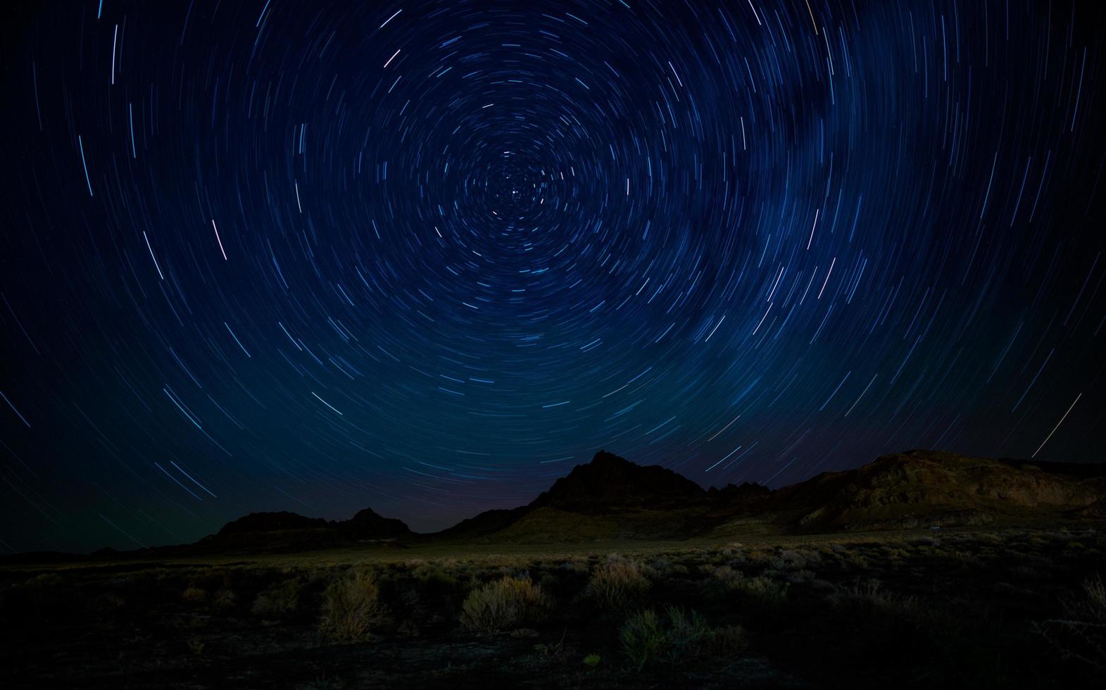 Heavenly Movement of Desert Sky photo