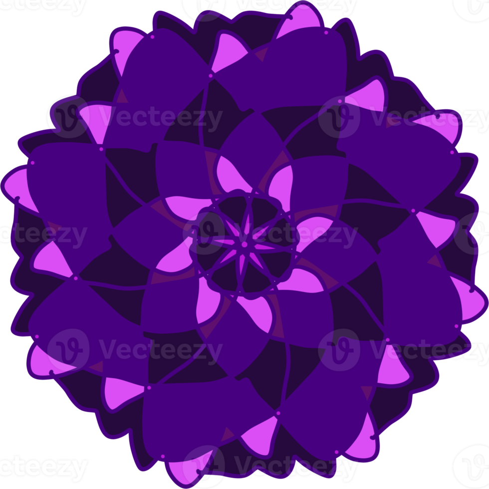 icône de fleur violette png