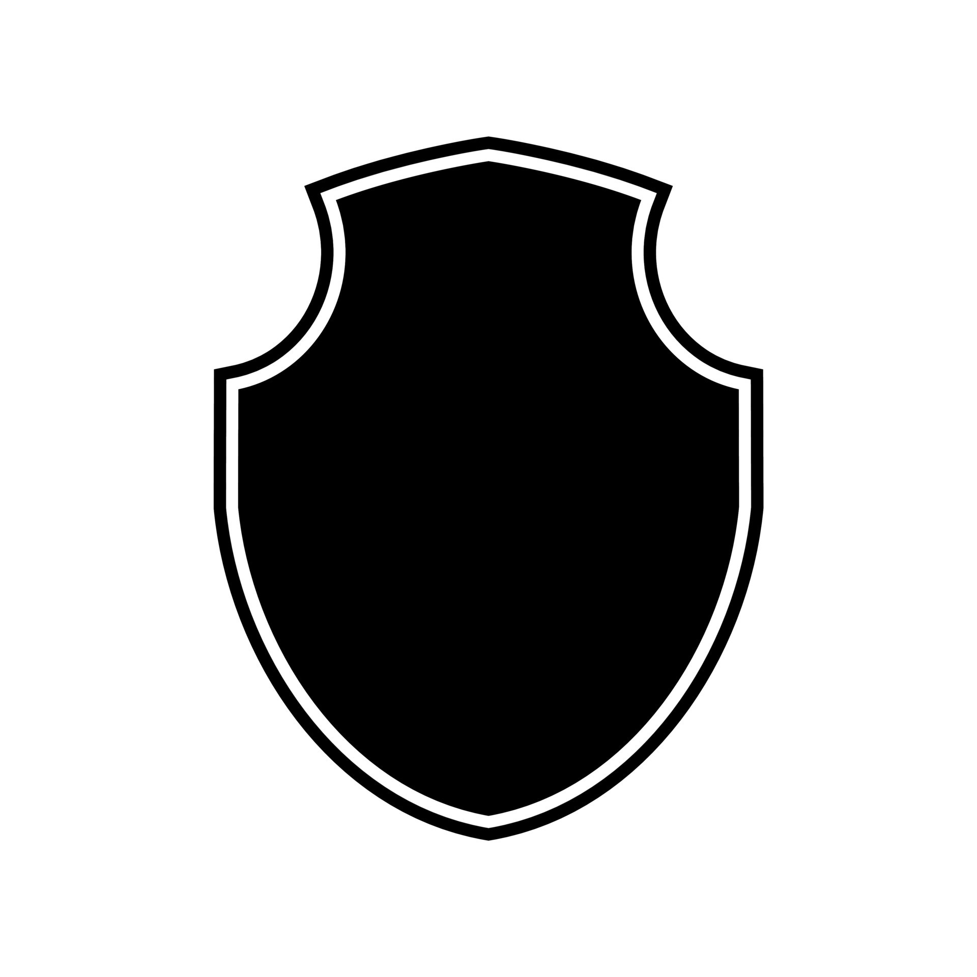 Shield icon vector illustration logo. Protection shield vector icon