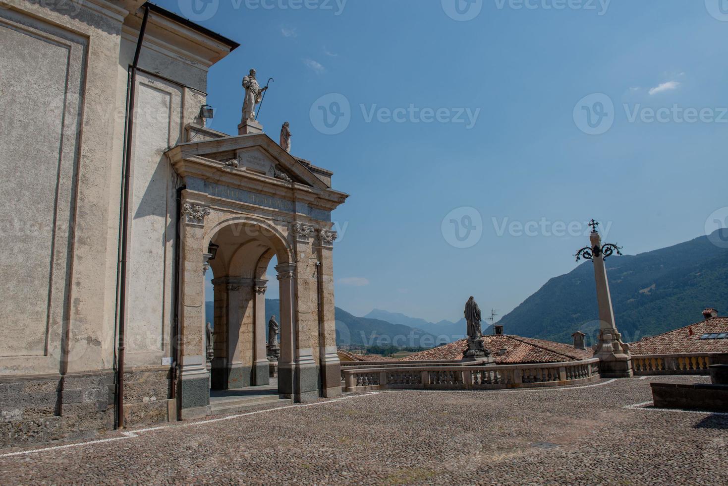 The basilica of Santa Maria Assunta in Clusone photo