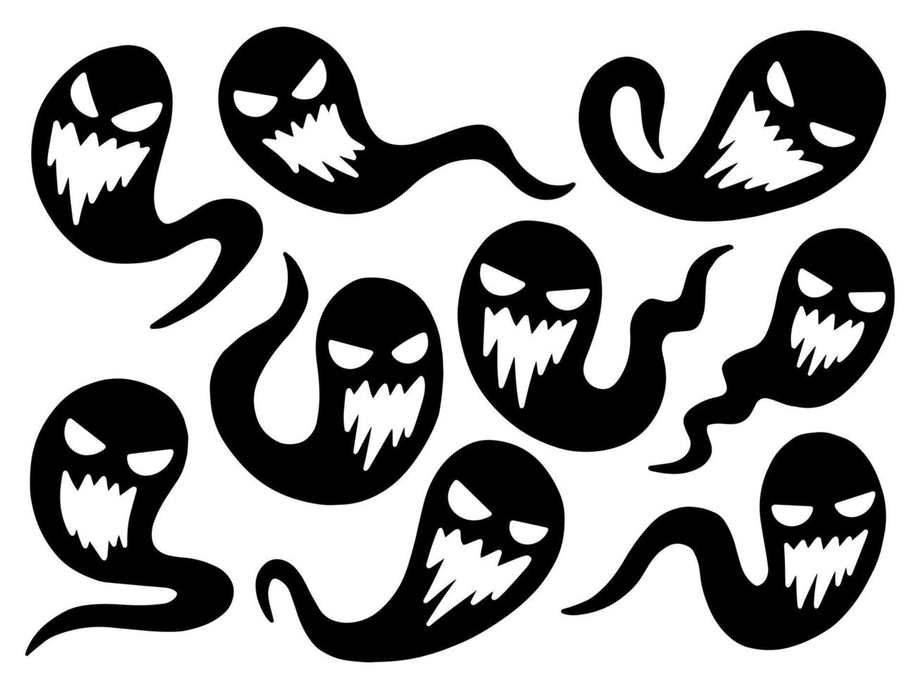 Halloween Ghost Scary Illustration vector