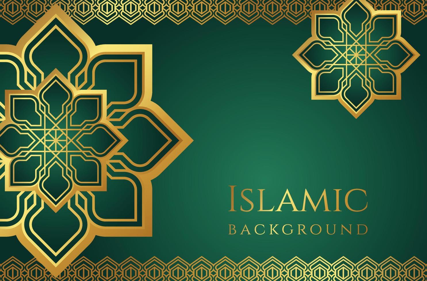 Islamic background with decorative ornament pattern. - Vector ...