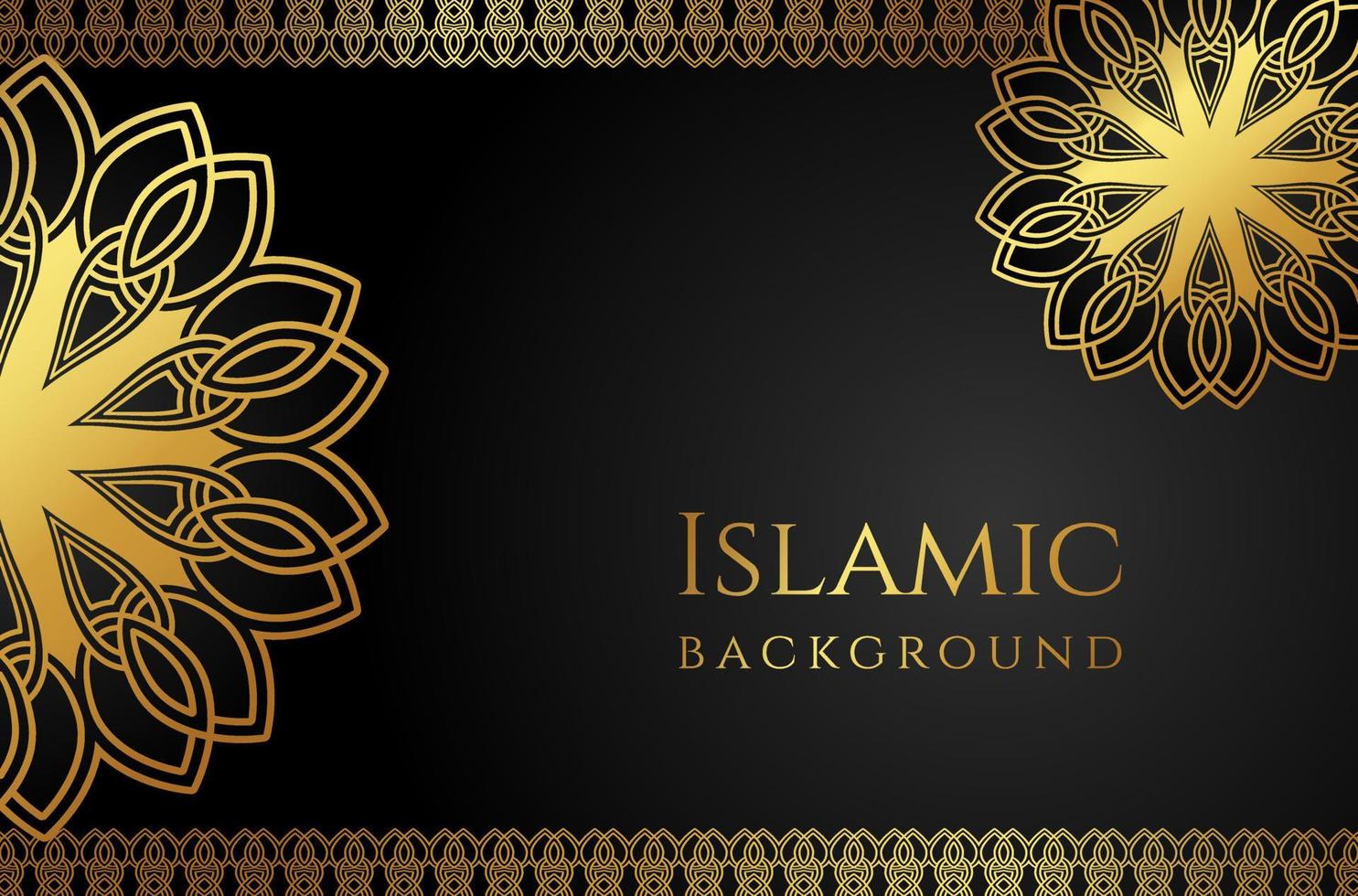 Islamic background with decorative ornament pattern. - Vector