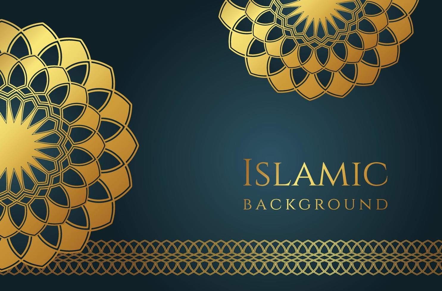 Islamic background with decorative ornament pattern. - Vector