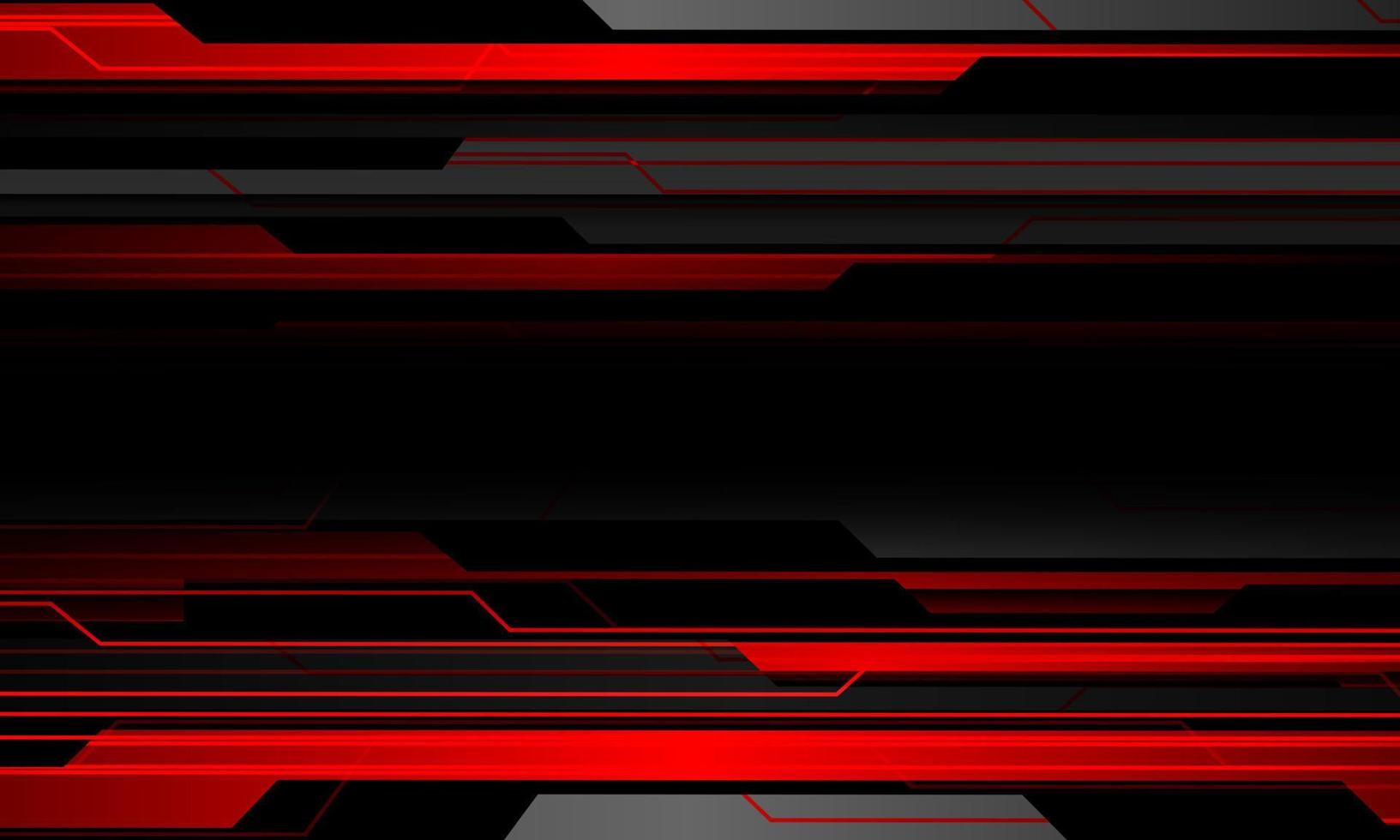 abstracto rojo gris claro metal negro cyber futurista tecnología geométrico diseño moderno fondo vector