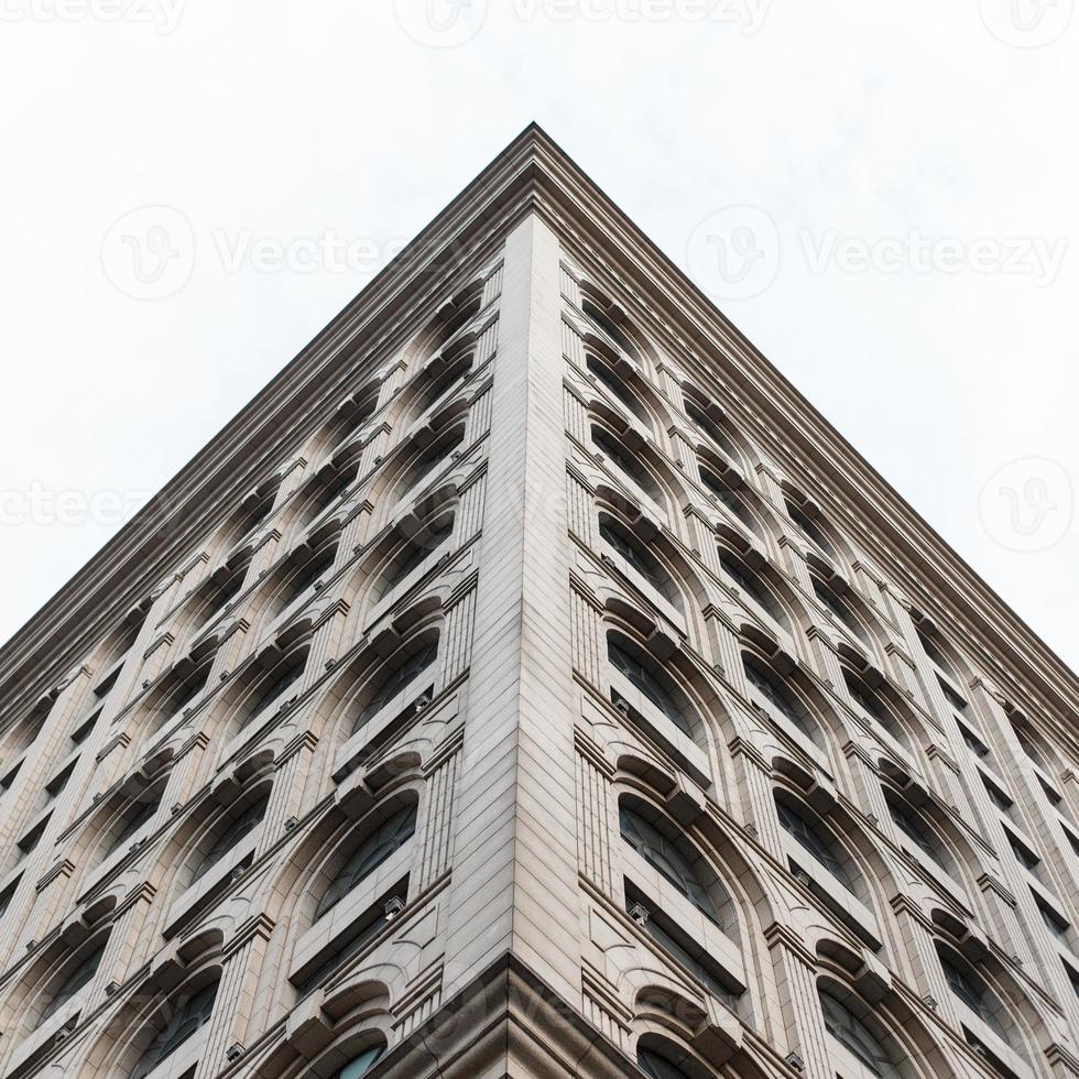 Stylish facade. Beautiful building photo