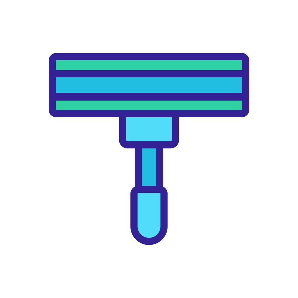 foam sponge mop icon vector outline illustration