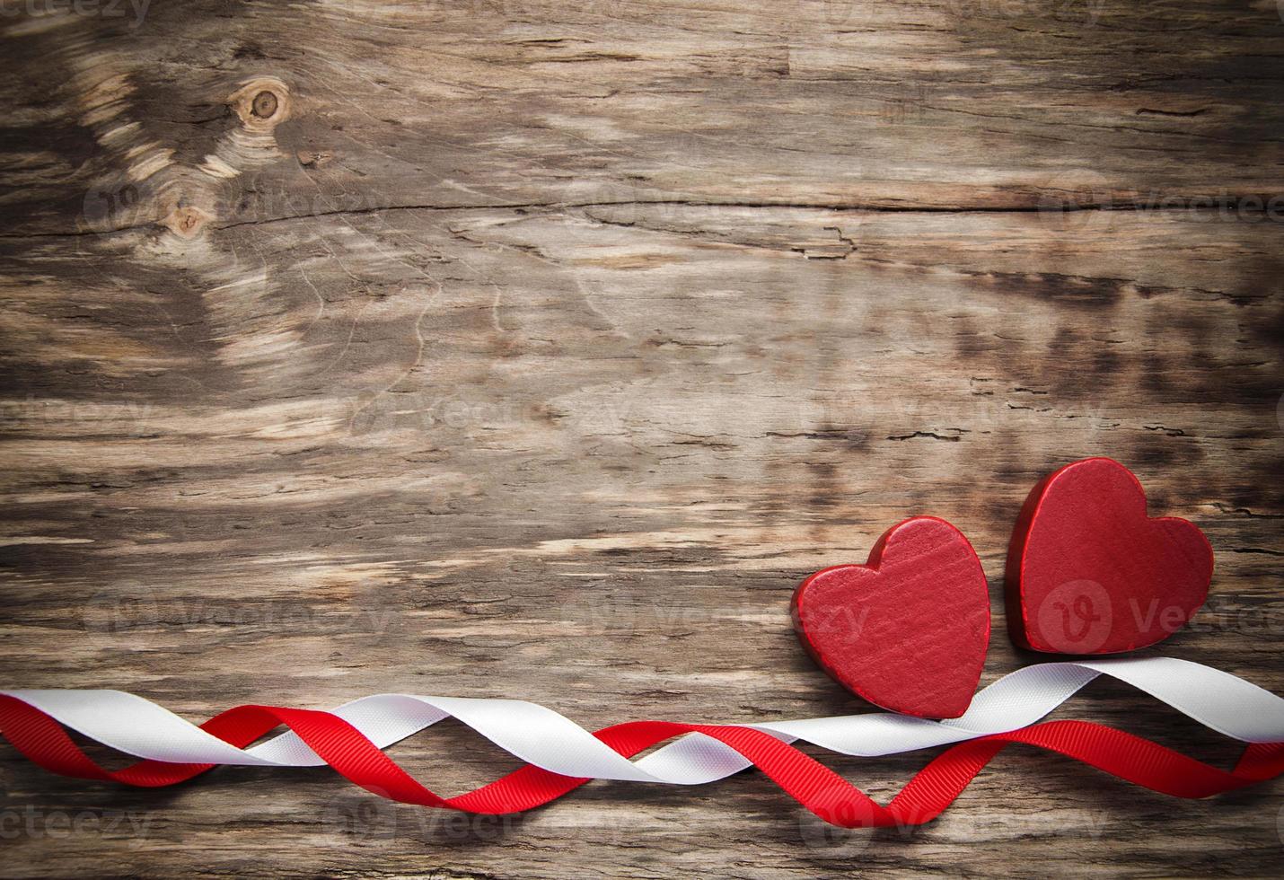 Hearts and ribbon photo