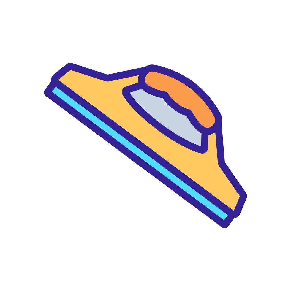 mop hand brush icon vector outline illustration