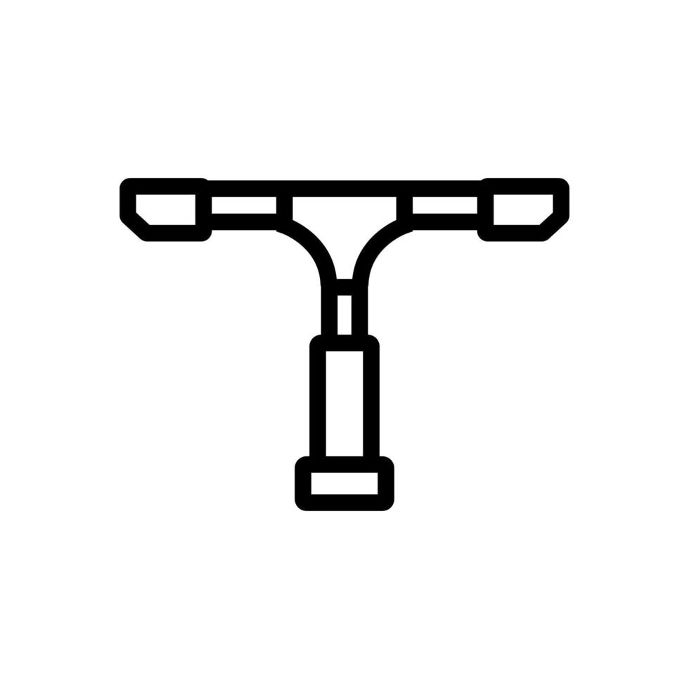 rotating rubber squeegee icon vector outline illustration