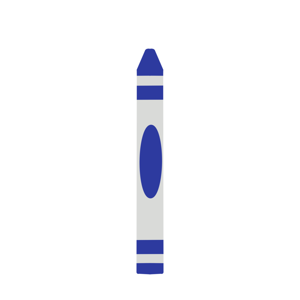 Blue Crayon Clipart png