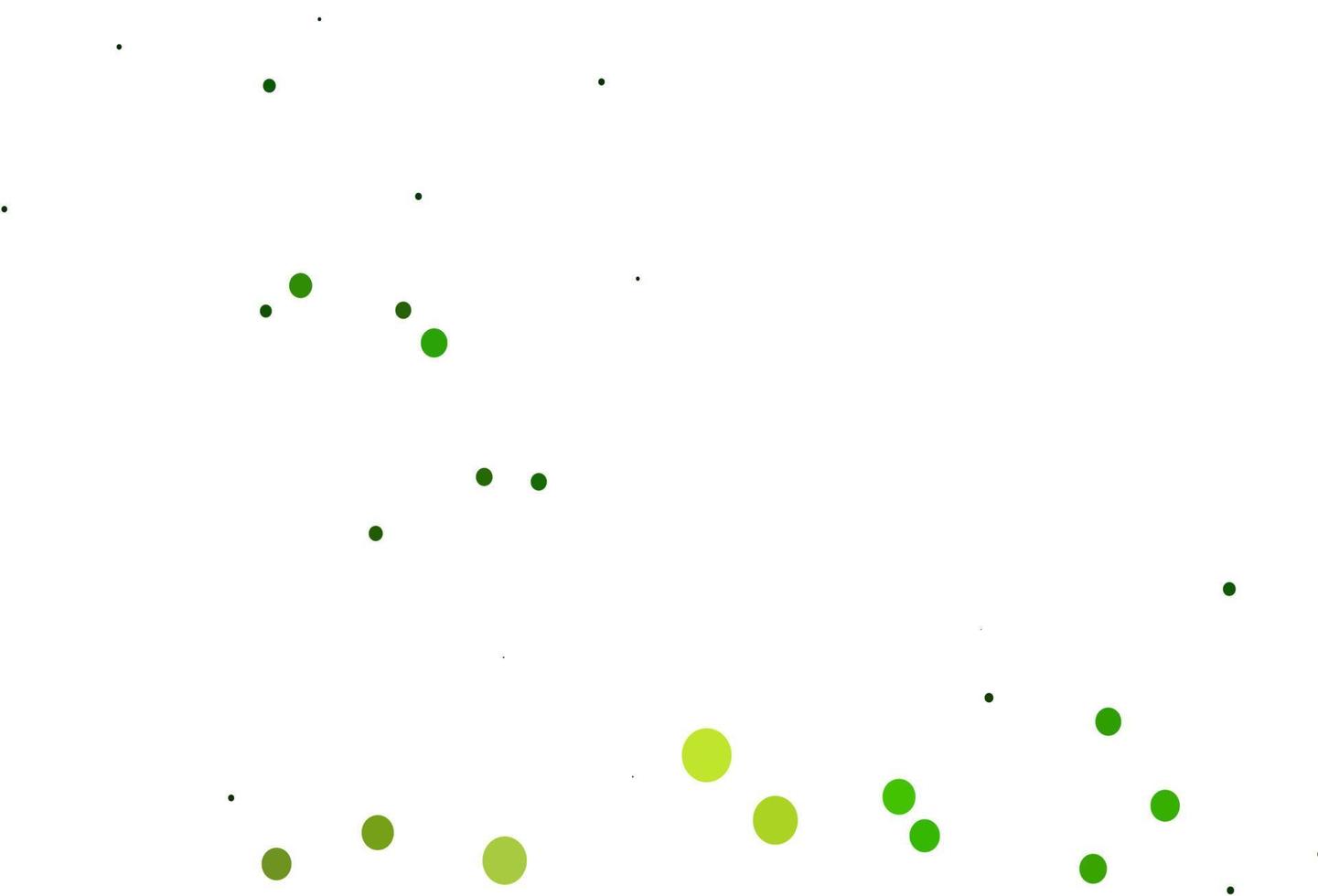 Light Green vector template with circles.