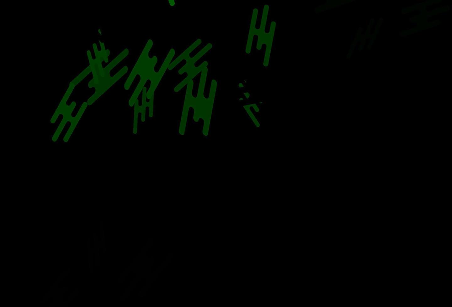 patrón de vector verde oscuro con líneas estrechas.