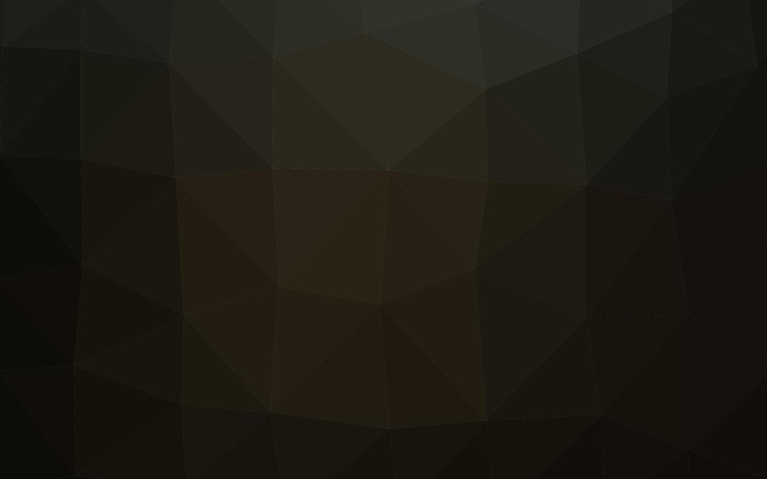 Dark Black vector polygonal background.