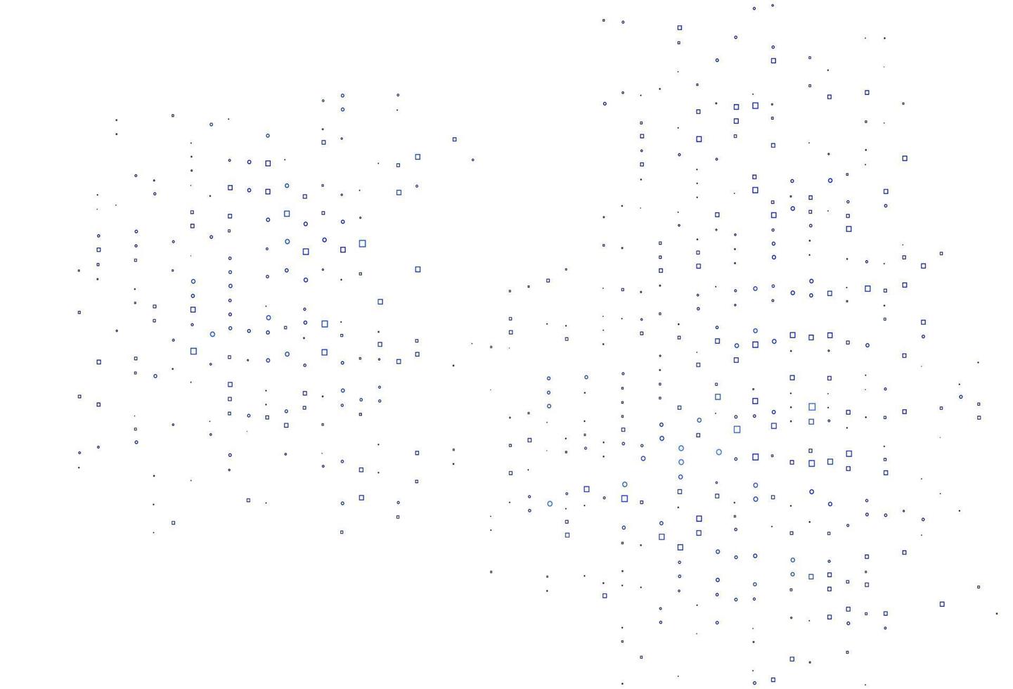 Light BLUE vector texture with rectangular style.