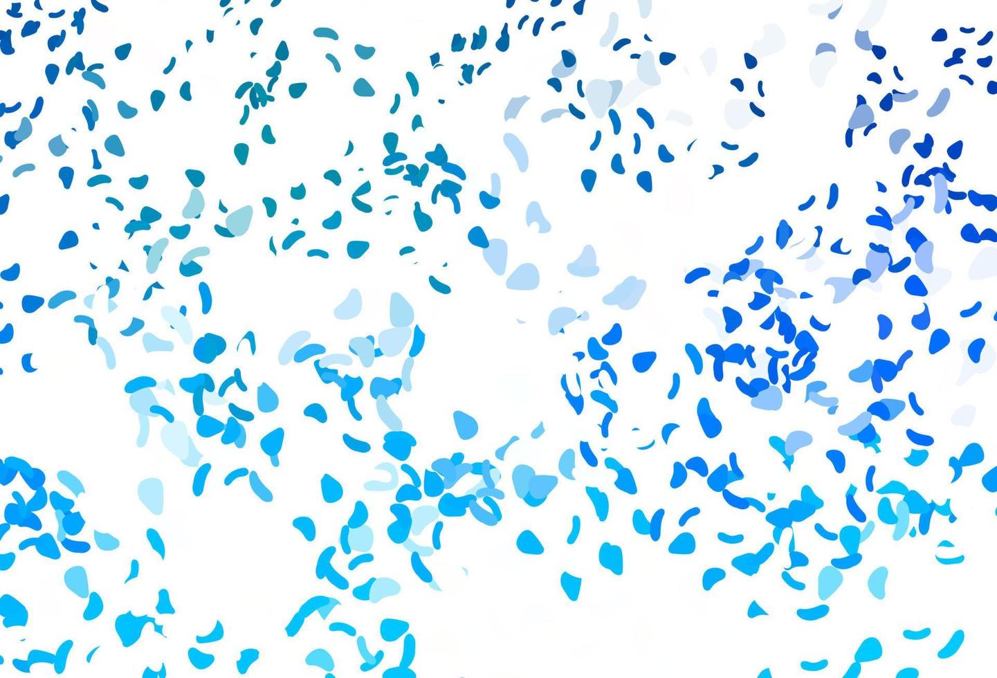 Light blue vector texture with random forms.