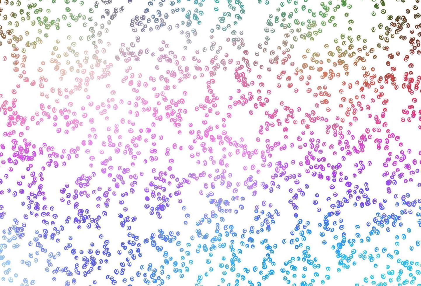 Light Multicolor, Rainbow vector pattern with spheres.