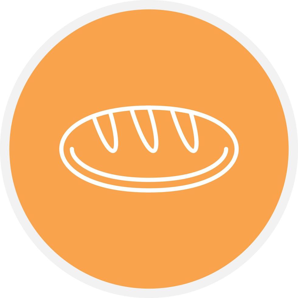 Bread Color Icon vector