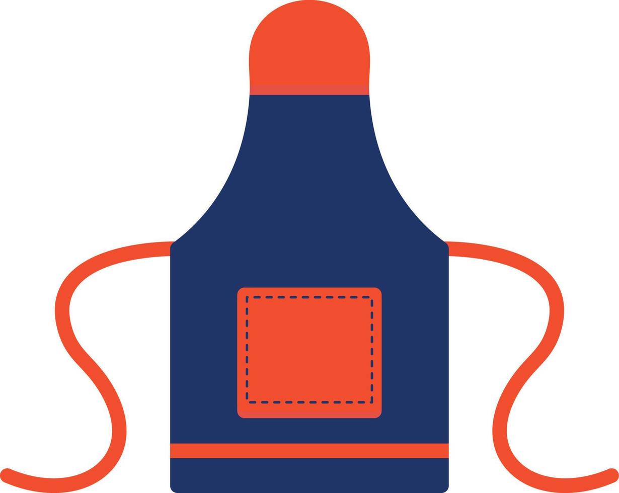 Apron Color Icon vector