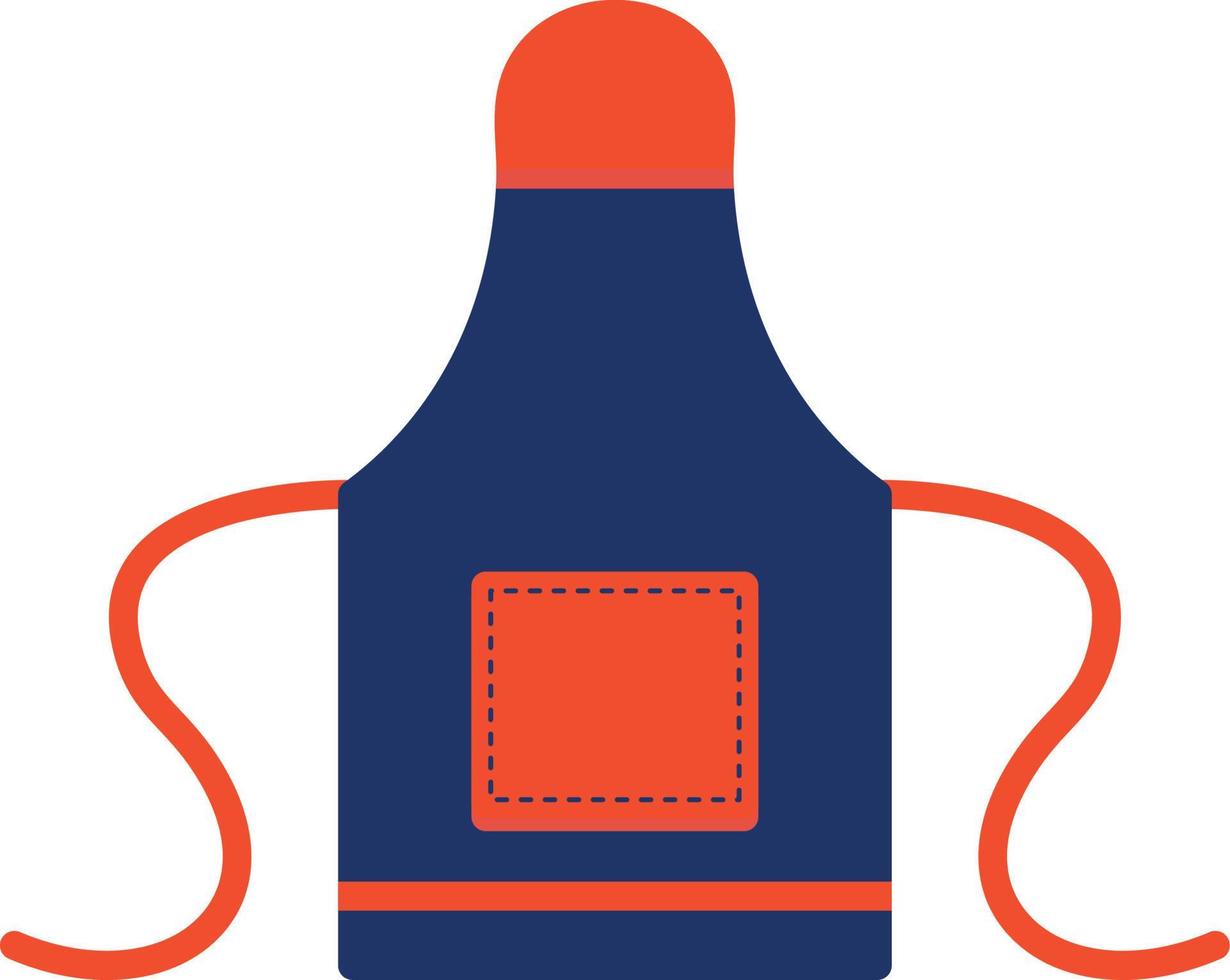 Apron Color Icon vector