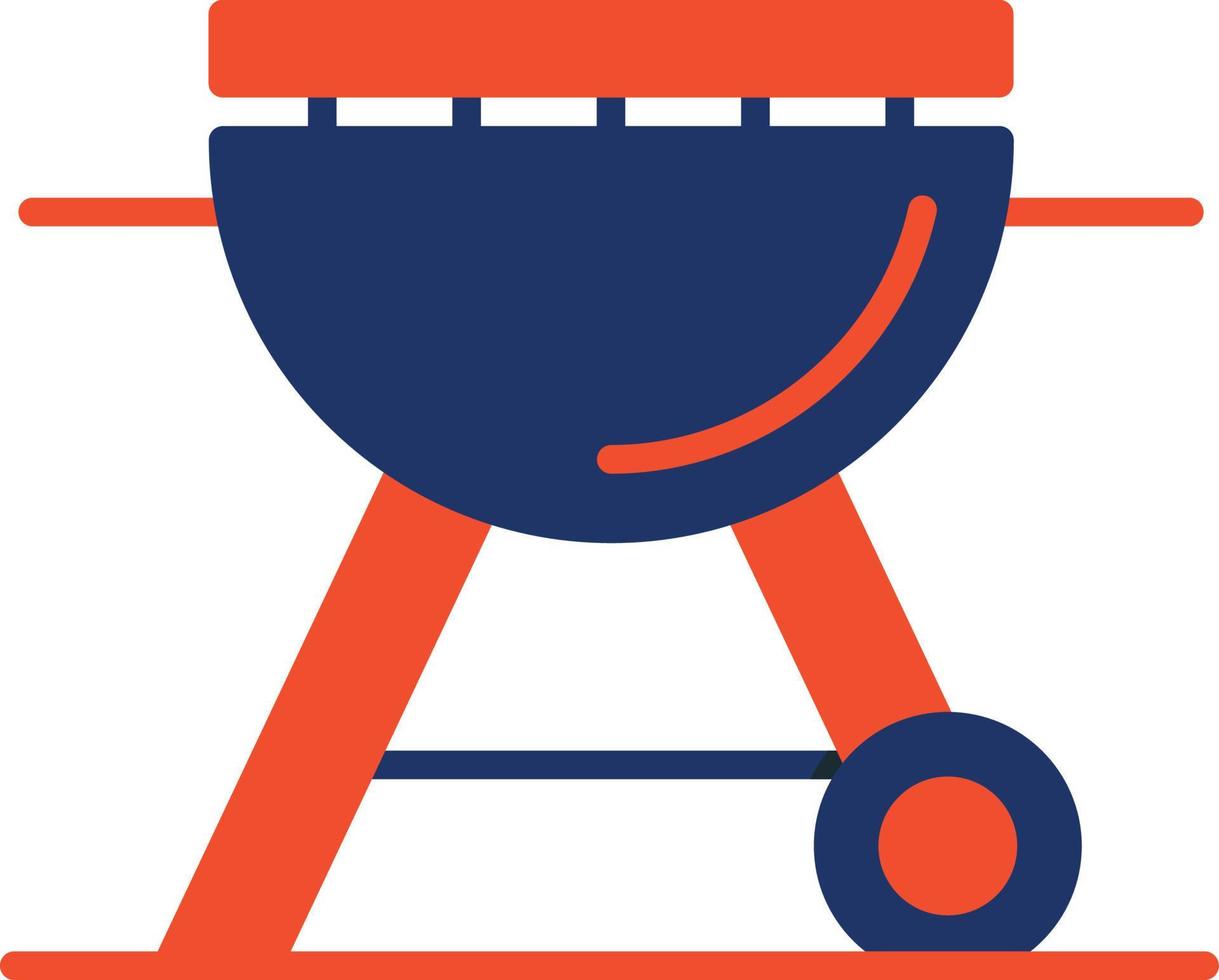 Grilled Color Icon vector