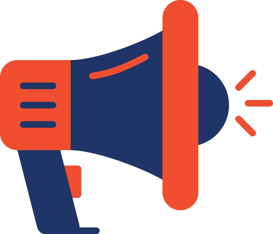 Megaphone Color Icon vector