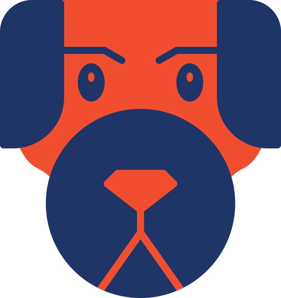 Dog Color Icon vector