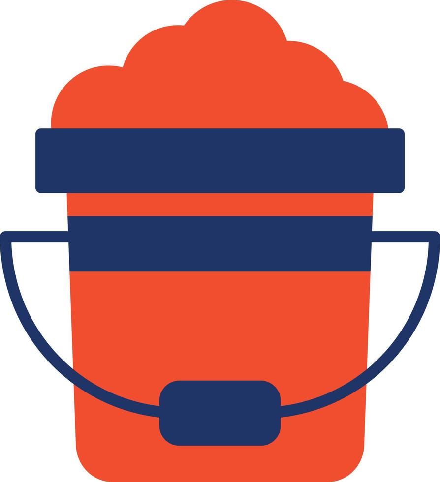 Sand Bucket Color Icon vector