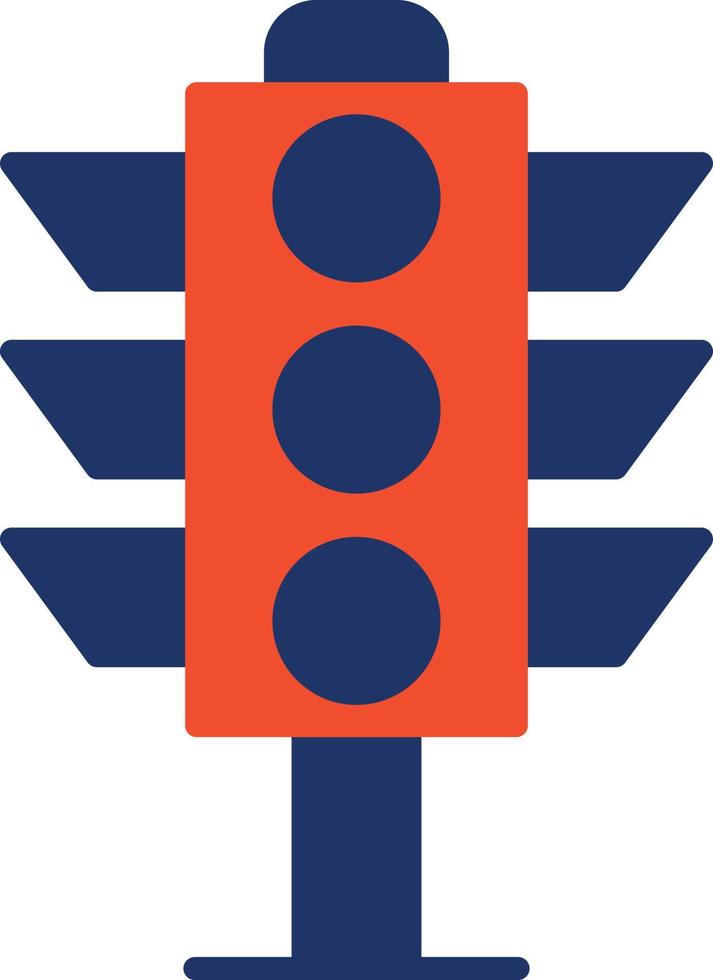 Traffic Light Color Icon vector