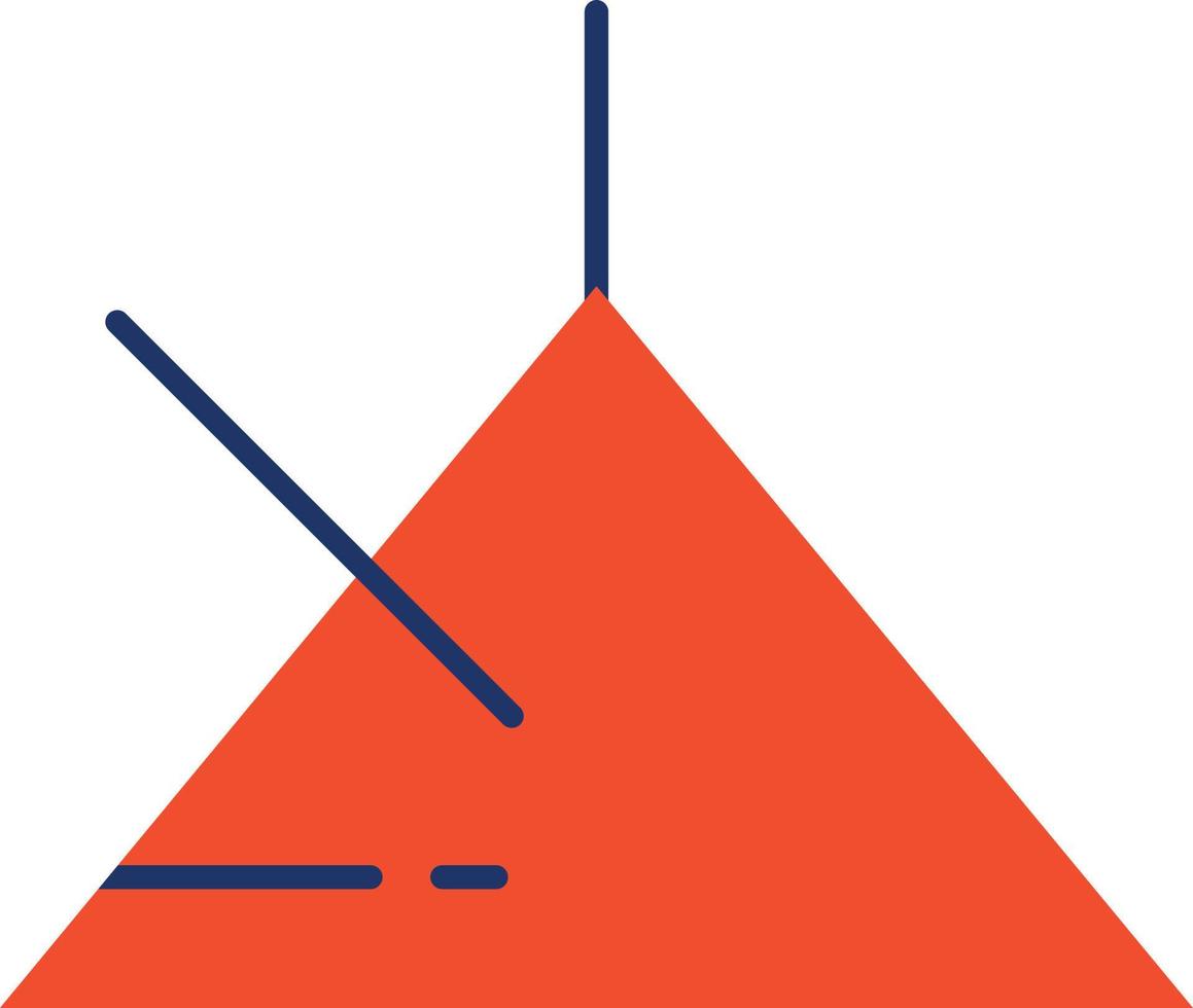 Triangle Color Icon vector