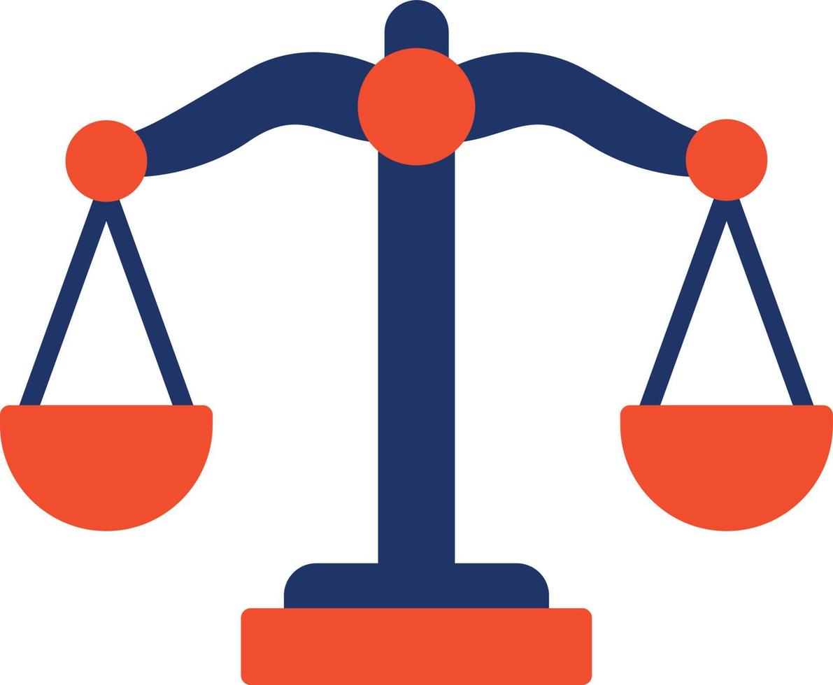 Justice Scale Color Icon 9858884 Vector Art at Vecteezy