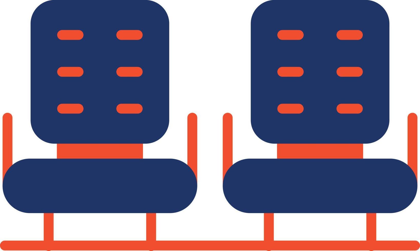 Seats Color Icon vector