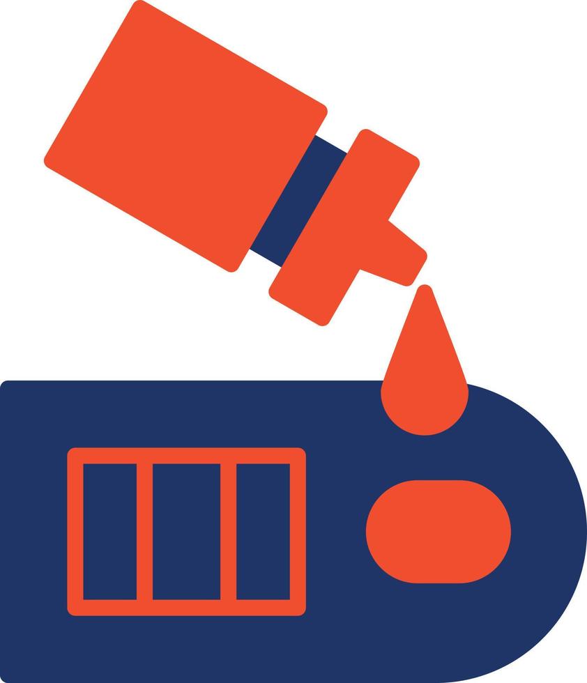 Rapid Test Color Icon vector