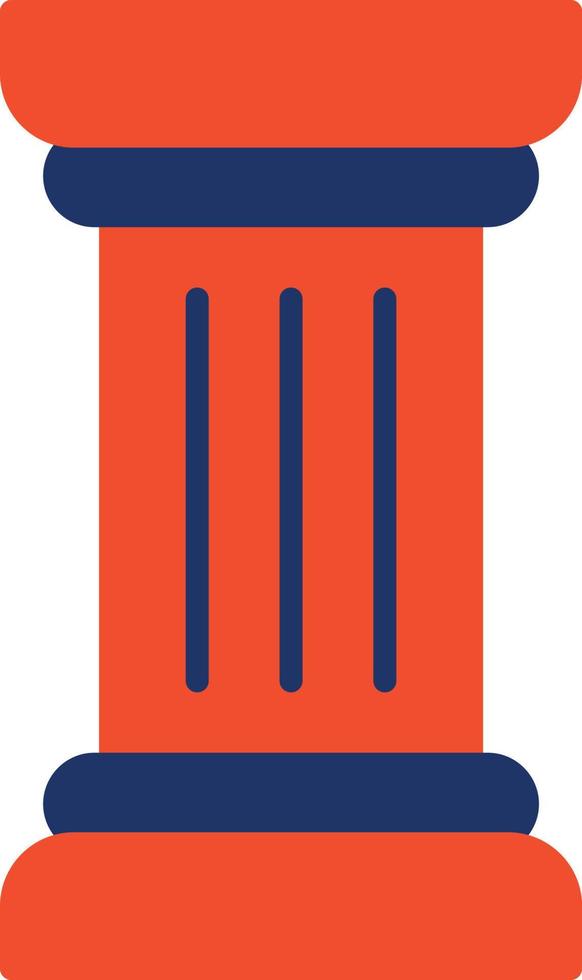 Pillar Color Icon vector