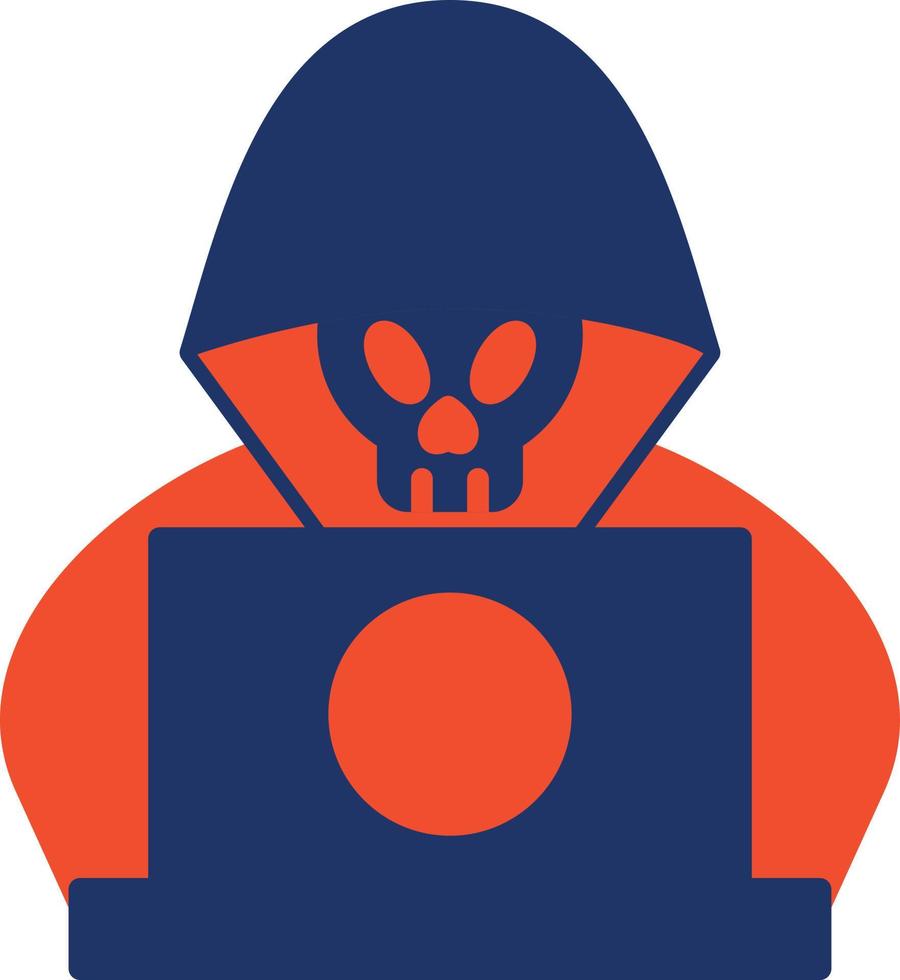 Hacker  Color Icon vector