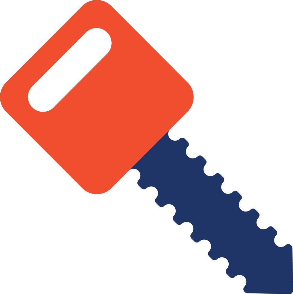 23 - Car Key Color Icon vector