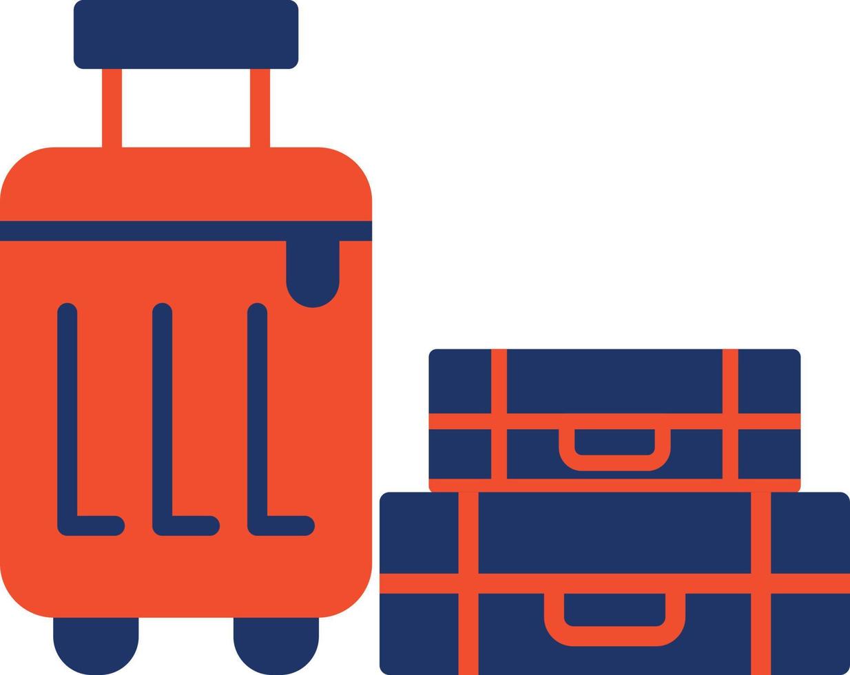 Luggage Color Icon vector